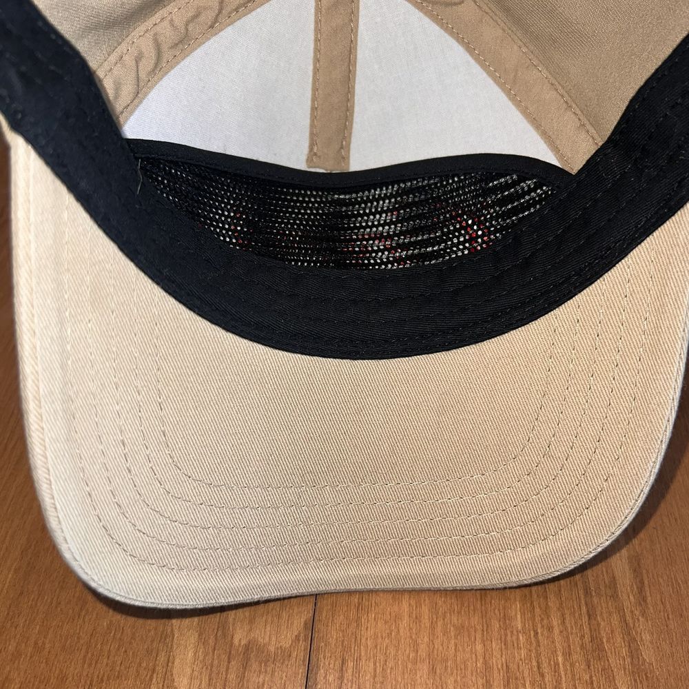 Coors Beer Hat American Needle Khaki Red‎ Script Logo Snapback Tan Golf Cap NWOT - Picture 7 of 10